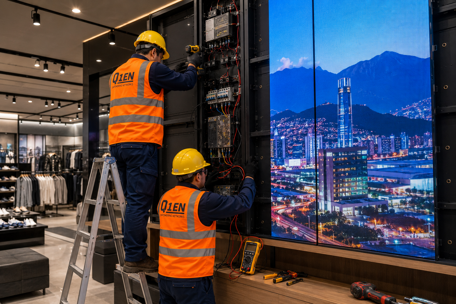 LED instalación técnica