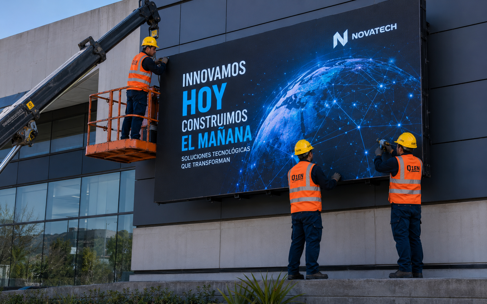 Pantalla LED interior